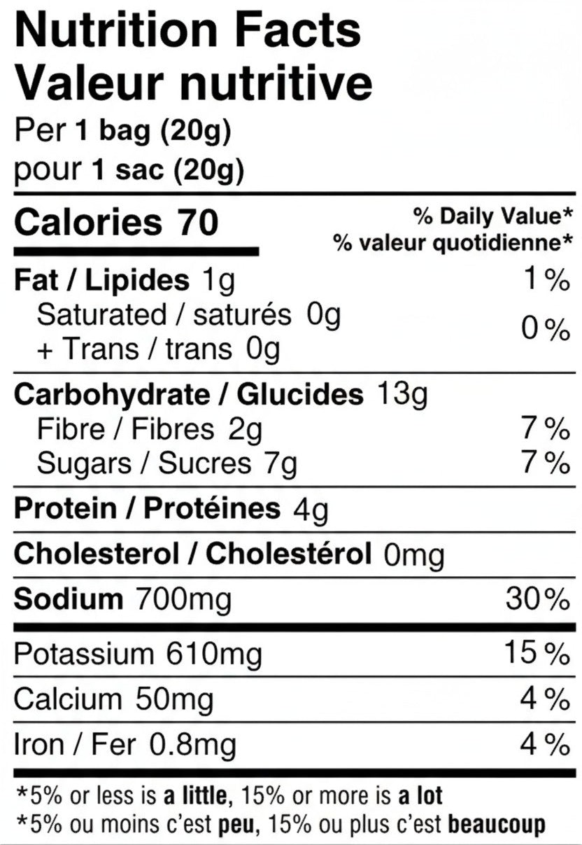 Savory Original Snack Pack (6 Bags) • The Gateway Crunch